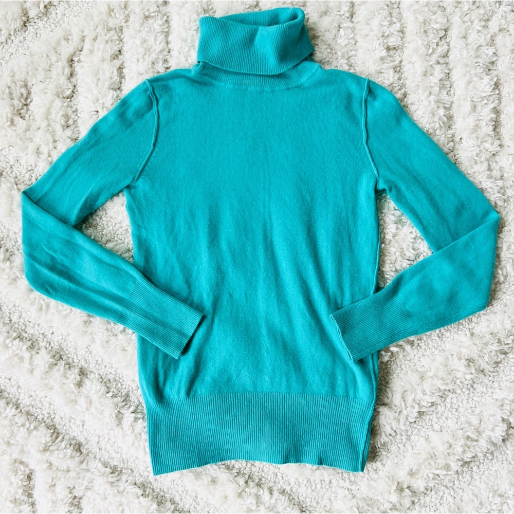 J. Crew Cashmere Wool Blend Turtleneck Sweater - XS